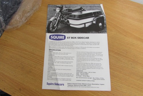 Squire box sidecar - squire, st