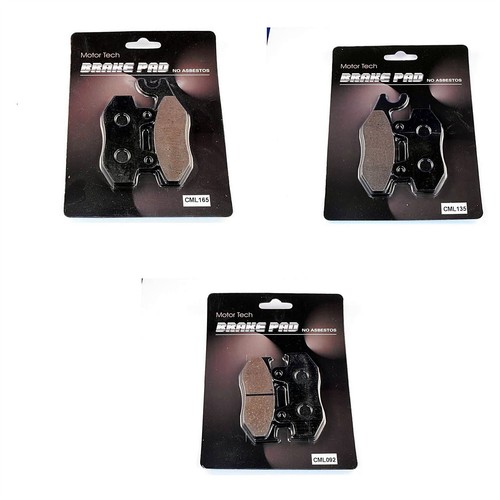 Front rear brake pads for - front, &