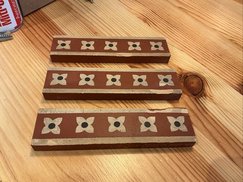 Vintage encaustic border - encaustic,