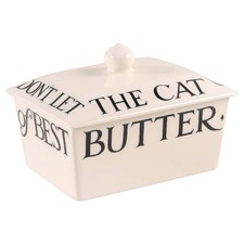 Emma Bridgewater Black Toast & Marmalade Butter Dish 11440083