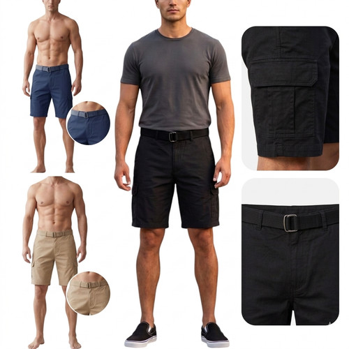 Mens cargo shorts relax - mens, fit