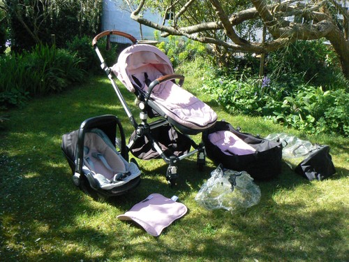 Bugaboo chameleon pink pram - chameleon,