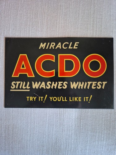 Vintage acdo washing powder - acdo,