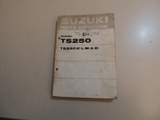 Parts catalog Suzuki TS 250
