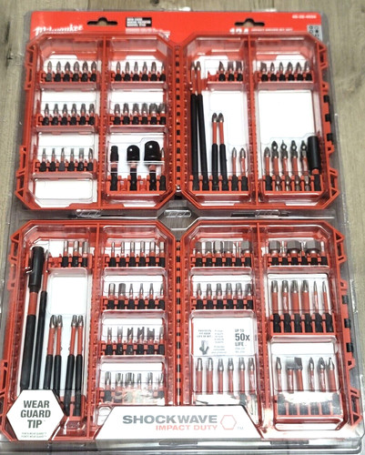 Milwaukee 124pc shockwave - milwaukee,