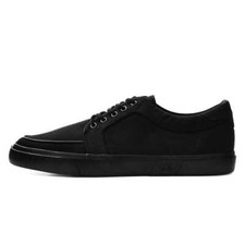 T.U.K. Creeper Sneaker Essential Eyelet Black Canvas