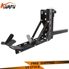 Portable Motorcycle Trailer Carrier Tow Dolly Hauler Rack Hitch 800LBS
