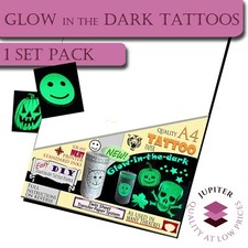 Tattoo Glow in Dark Transfer