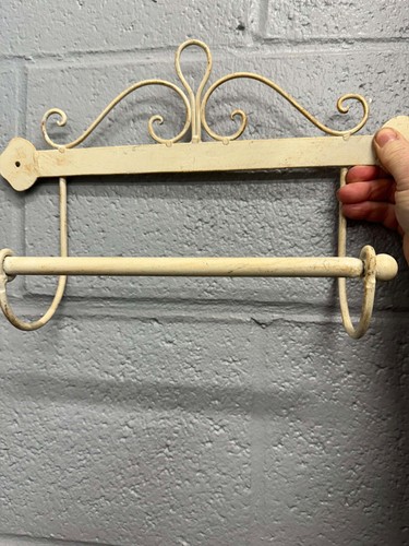 Metal towel roll wall holder - metal,