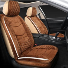1PC Plush Car Front Seat Cover