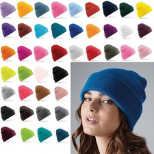Original Cuffed Beanie Double Layer Knit Winter Hat by Beechfield