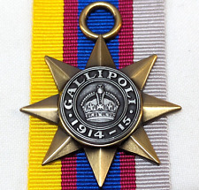 WW1 Australia Gallipoli Star medal replica army navy