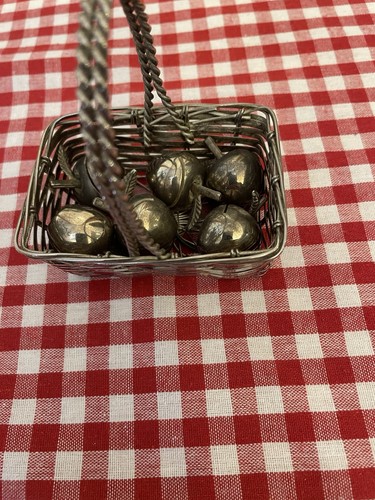 Vintage silver plated apple - vintage,