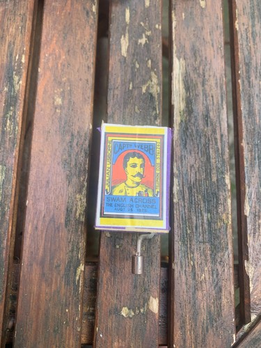 Captain webb novelty matchbox - captain,