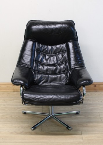 Skoghaug black leather - skoghaug,