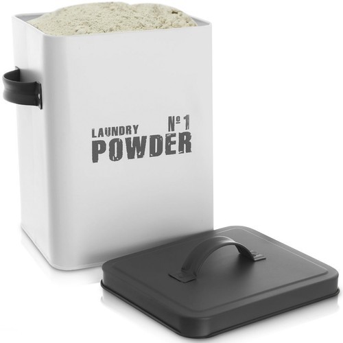 Laundry powder metal storage - powder,