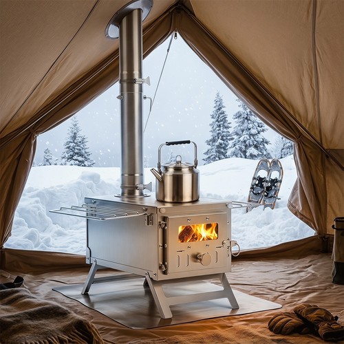 Portable wood burning stove - portable,