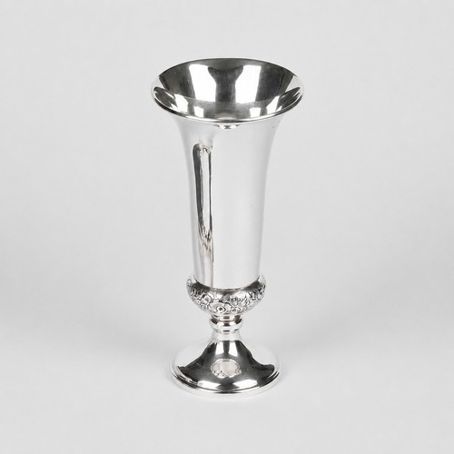 Sterling silver vase - sterling,