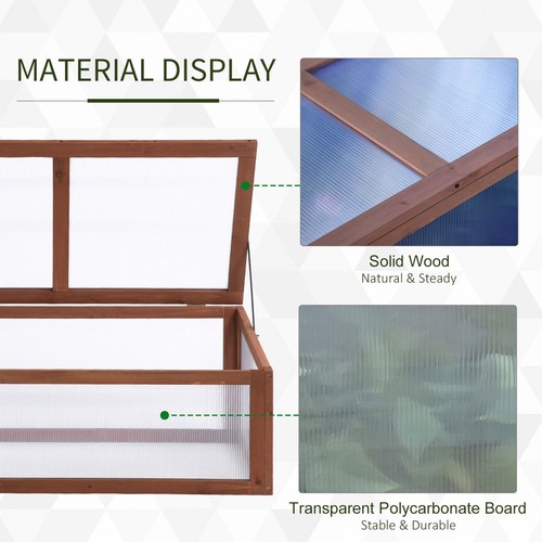 Outdoor wooden cold frame - outdoor,