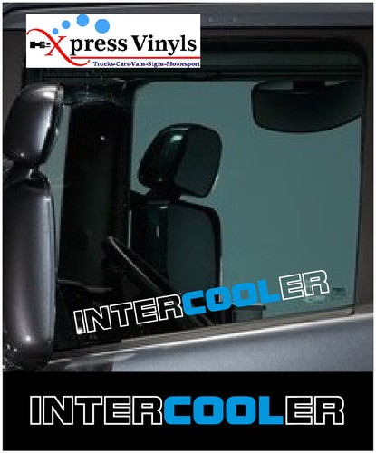 Intercooler truck window - x2,