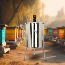 Electric 4/8 Frame Honey Extractor Beekeeping Stainless Steel Spinner w/Tripod