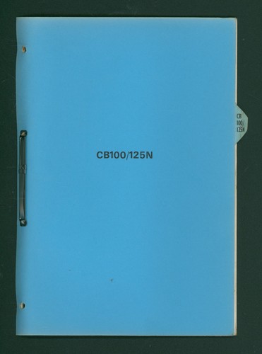 Honda cb100n factory - honda, (78-86)