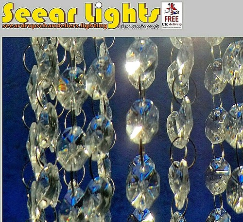 6ft chandelier cut glass - cut,