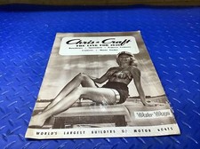 1949 Chris Craft Water Ways sales brochures vintage chris craft