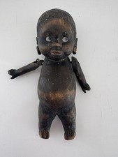 VERY OLD CARVED WOODEN DOLL -