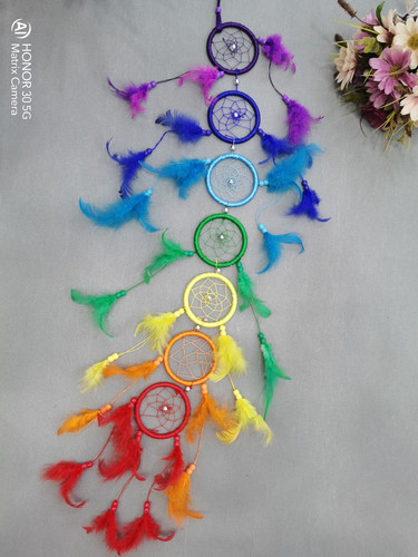 Rainbow dream catcher - rainbow,