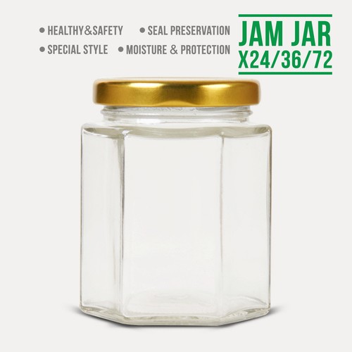 7oz hexagonal glass - hexagonal,