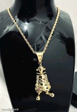  Clown necklace | gold paintet