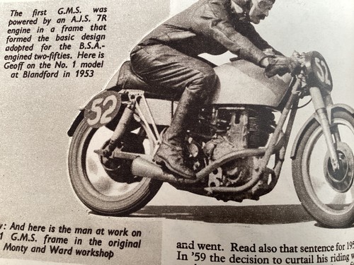 Geoff monty first bike powered - monty,