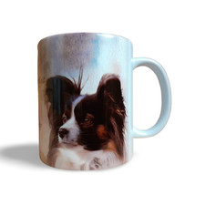 Papillon Dog Mug, Large Coffee