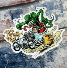 Rat Fink Hot Rod 100mm Vinyl