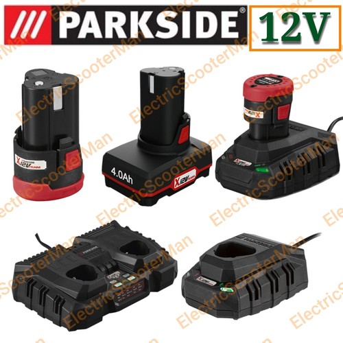 Parkside 12v 2ah 4ah battery - parkside,