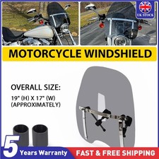 Large Smoke Windshield Screen