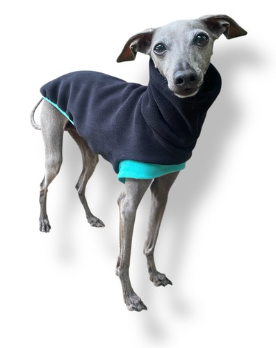 Black fleece vest italian - fleece,