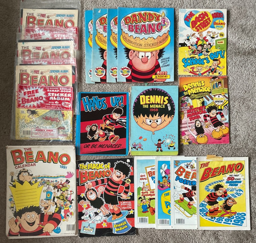 Beano sticker book comic - &,