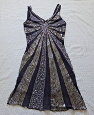 SOUSOURDA~Designs by Penny~Embellished Party/Evening  Dress - Silk  - M