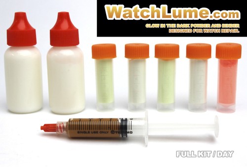 Glow the dark - watch, paste