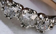 18Ct Gold 0.70Ct Old Cut