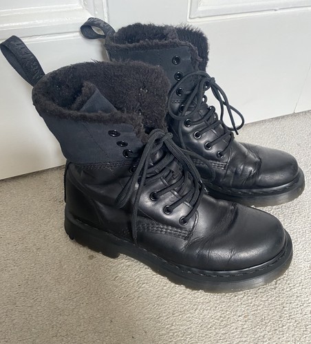 Martens black leather air - leather,