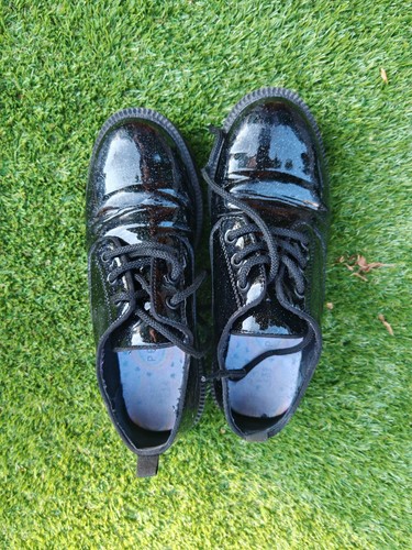 Girls black glitter - black,