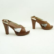 Shoes Heel Kammy Decolletè Used (Cod.SS3481) Brown Leather Woman