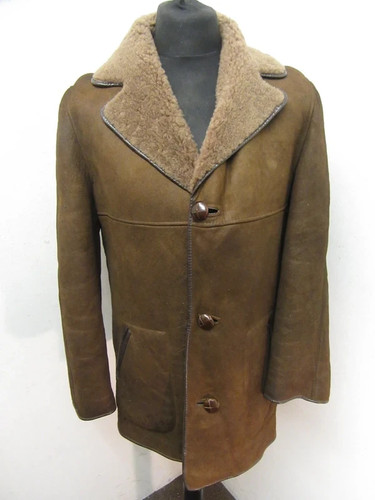 Vintage sheepskin leather