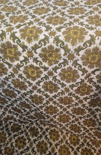 Vintage fabric panel damask - ,