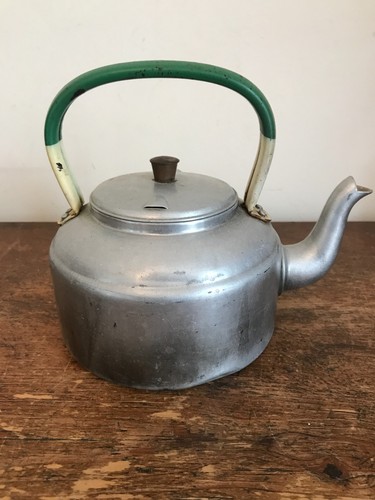 Vintage aluminium stove - aluminium, top
