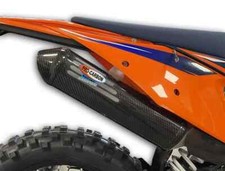 PRO CARBON EXHAUST SILENCER PROTECTOR GUARD KTM EXC250TPi EXC300TPi 2020-2025
