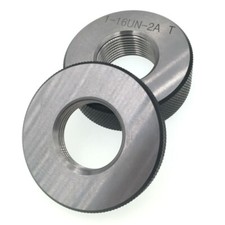 Thread Ring Gage 1"-16 UN 2A Thread Ring Gauge GO NOGO 1-16UN-2A 1Set